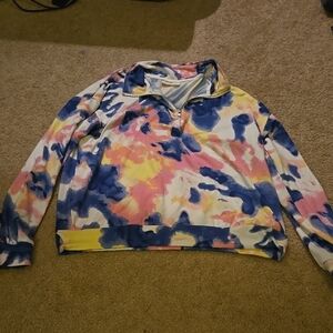 Bobbie Brooks Colorful Abstract Pullover